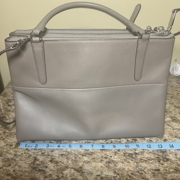 Coach Borough Bag in Glove Grey Leather - Picture 2 of 11